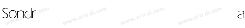 Sondra Light字体转换 Sondra Light字体转换